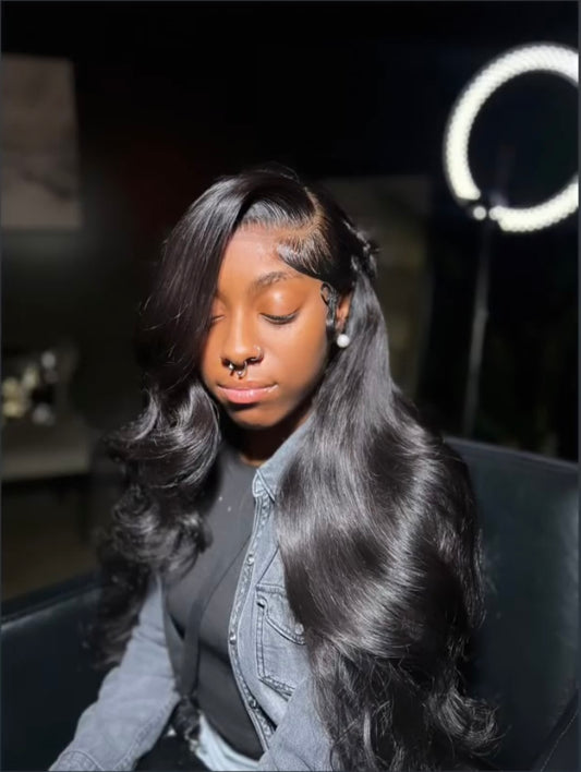 Custom Glueless wig with purchase